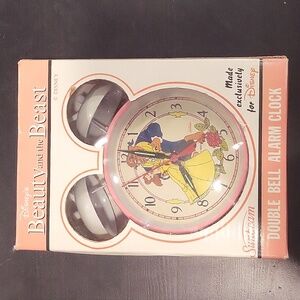 Disney's Beauty and the Beast Double Bell Alarm Clock by Sunbeam